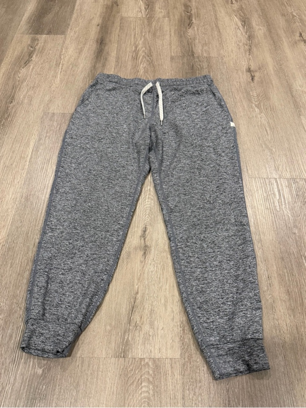 Vuori Heather Gray Jogger Jumpsuit Style Romper